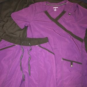 Egg plant scrubs/ dental assisting